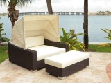 Oasis Resort Pinnacle Wicker Daybed Combo